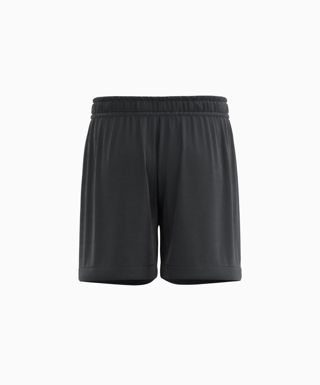 Black shorts on a white background