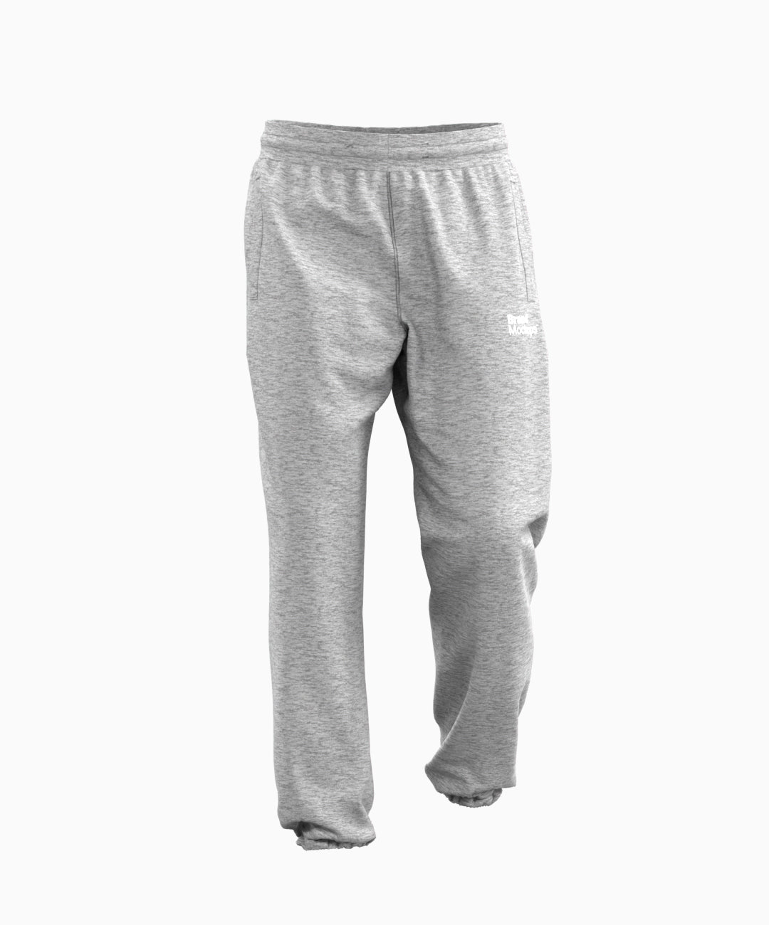Gray sweatpants on a white background