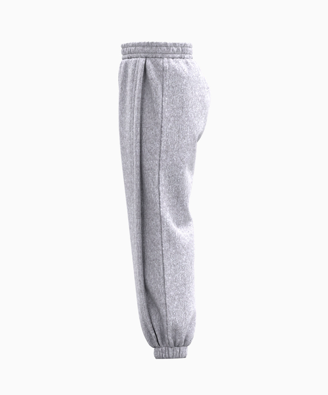Gray sweatpants on a white background