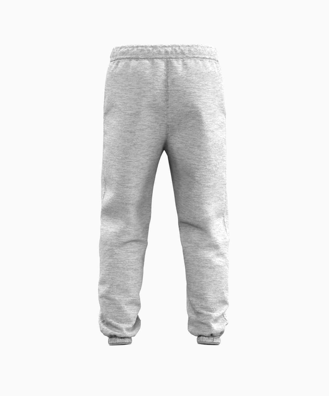 Gray sweatpants on a white background