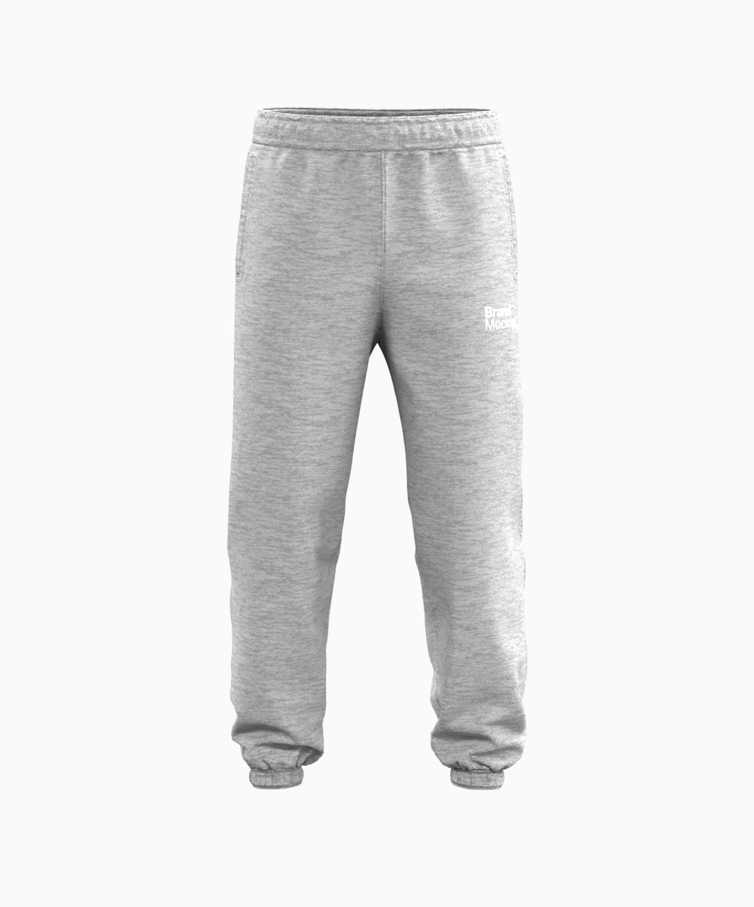 Gray sweatpants on a white background