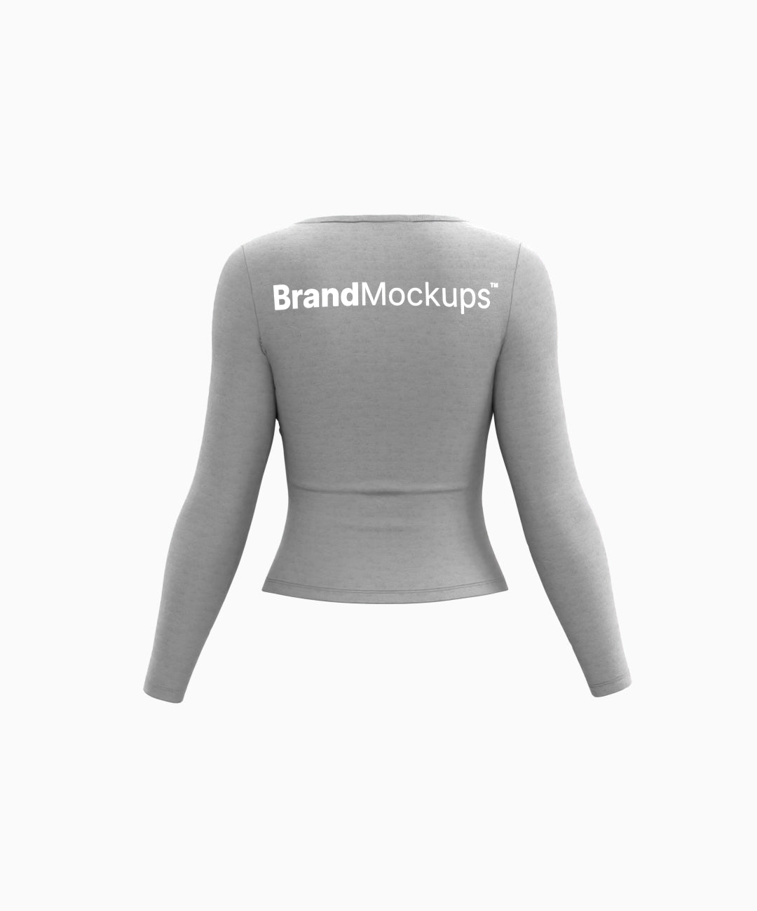 Fitted Long Sleeve 3D Mockup - Brand Mockups
