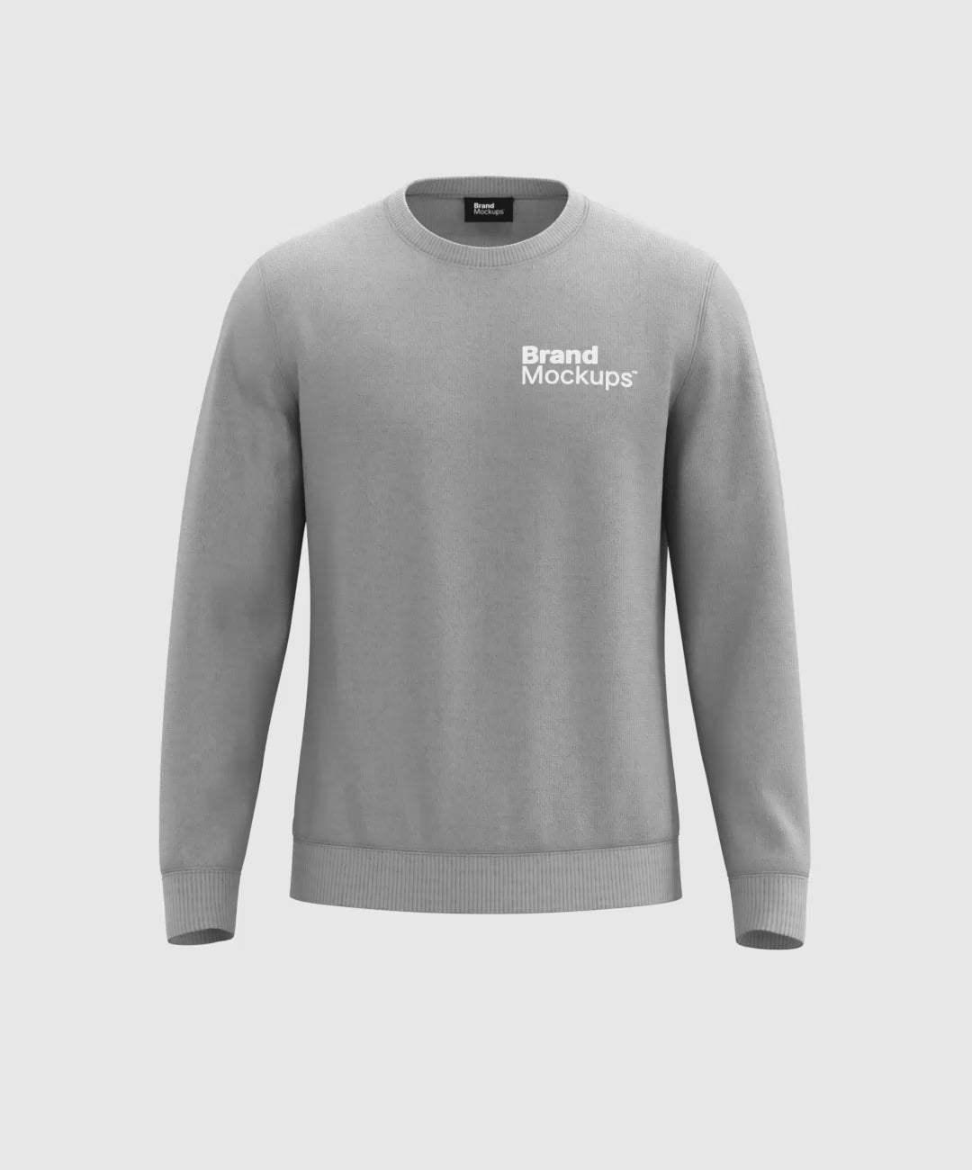 Regular Sweatshirt 3D Mockup