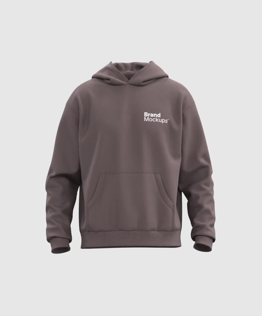 Regular Hoodie 3D Mockup