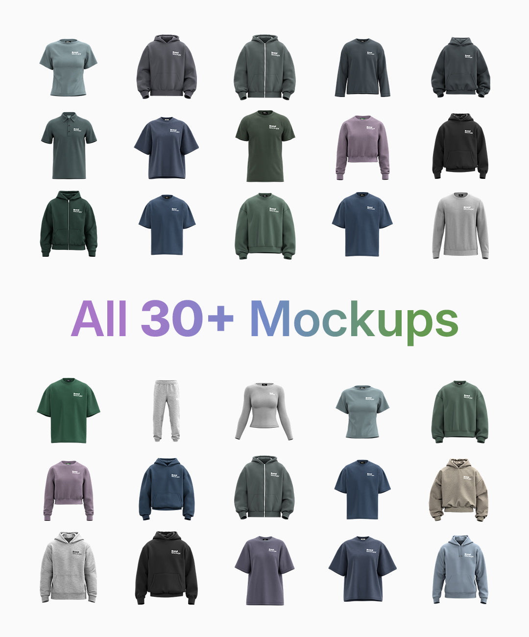 Entire Store - All 30+ Mockups