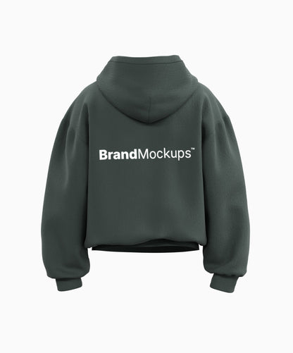 Boxy Hoodie 3D Mockup