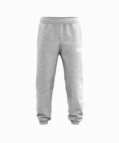 Gray sweatpants on a white background