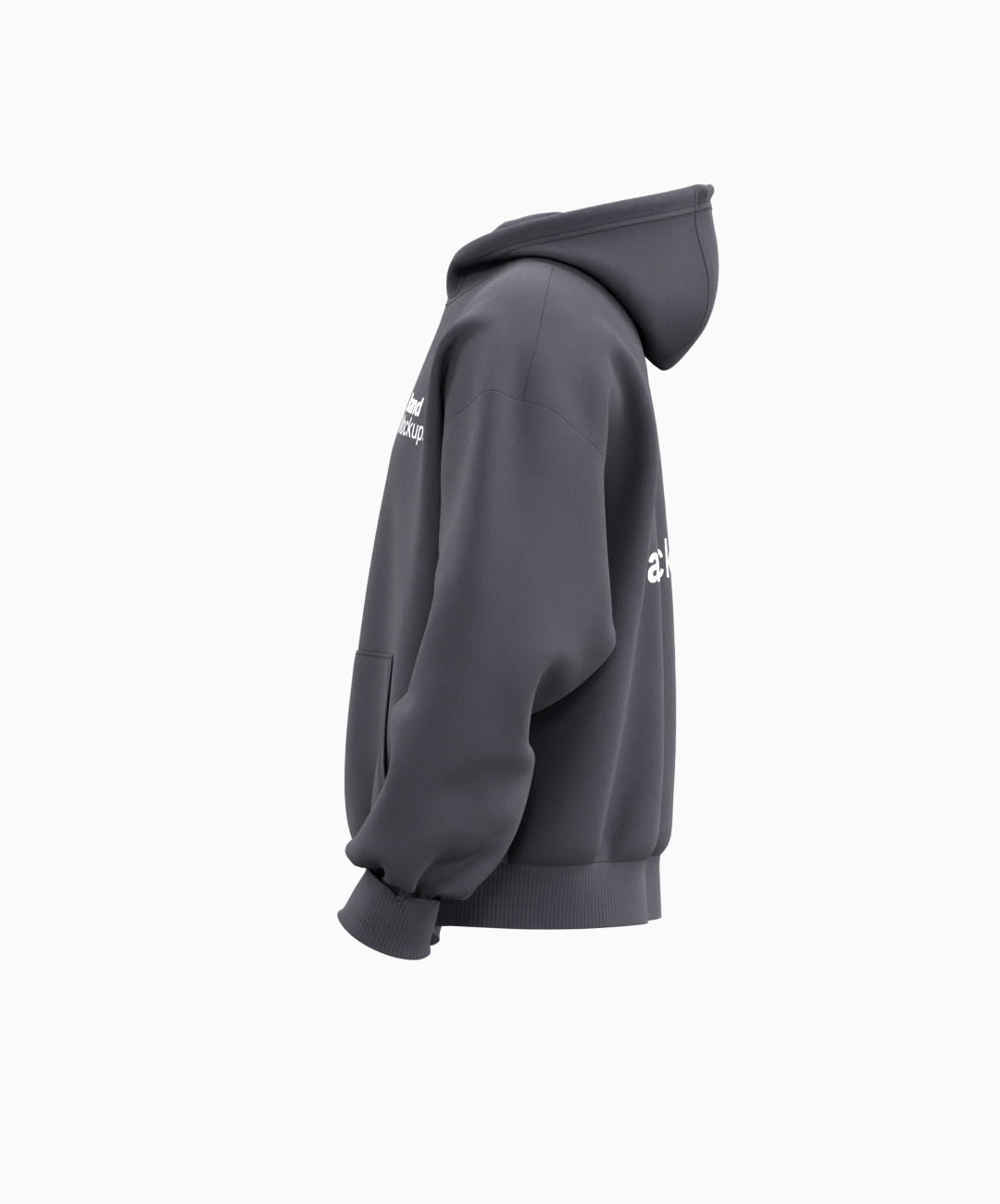 Boxy Hoodie 3D Mockup - Brand Mockups