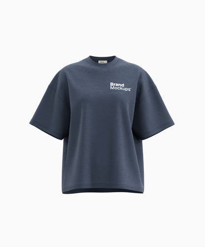 Oversized T-Shirt 3D Mockup - Brand Mockups