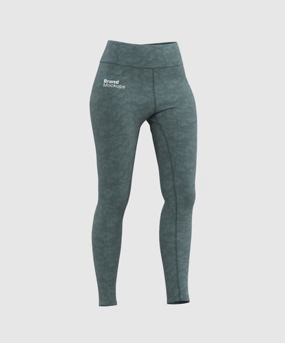 Female Sports Legging 3D Mockup