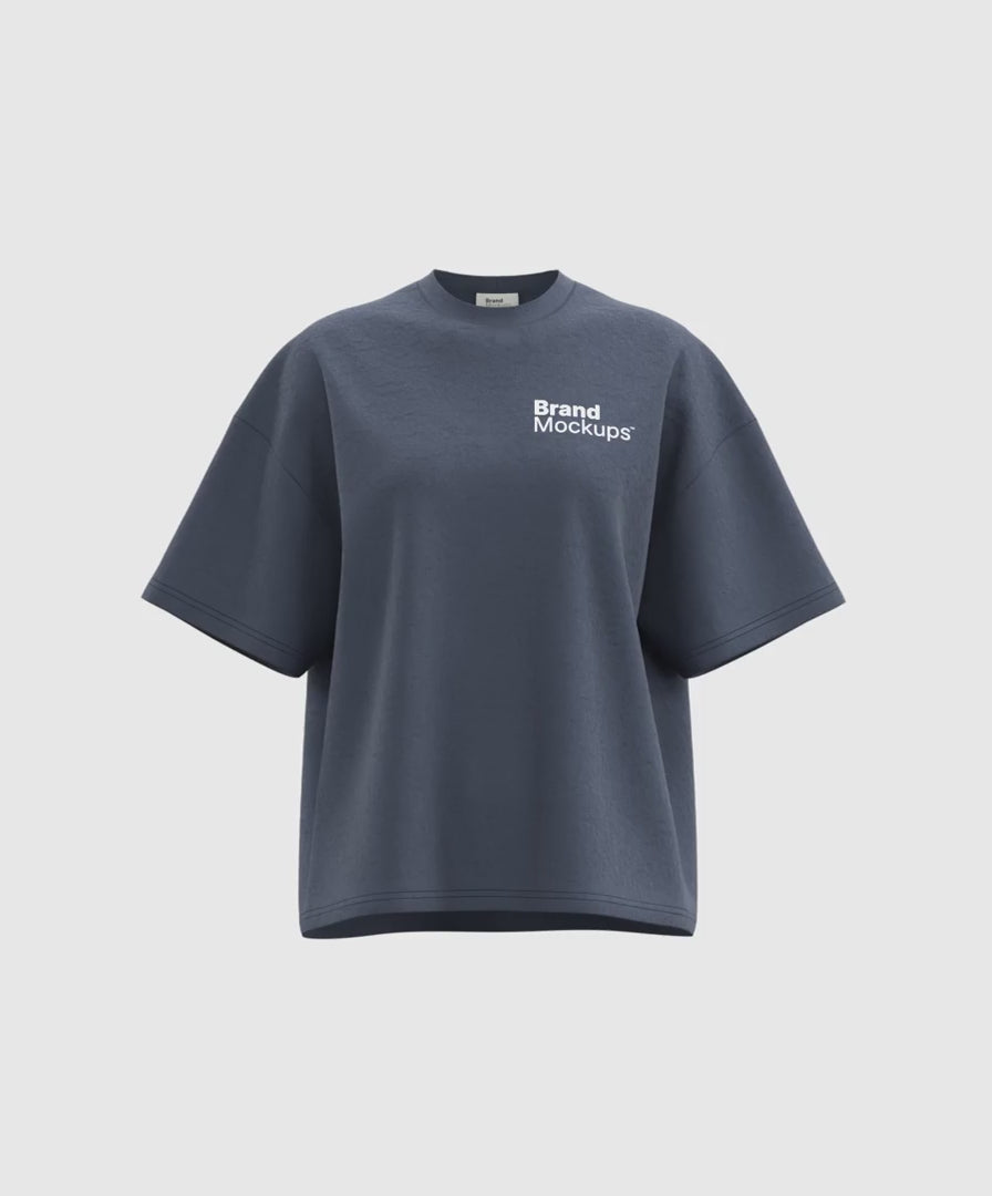 Oversized T-Shirt 3D Mockup