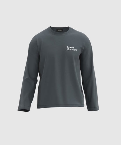 Longsleeve T-Shirt 3D Mockup - Bundle