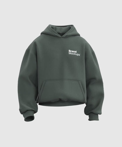 Boxy Hoodie 3D Mockup - Bundle